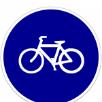 rambu jalur sepeda
